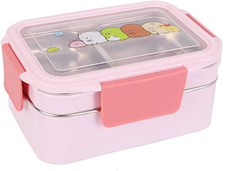 choees food grade stainless steel double insulated japanese bento box|best bento box for kids.